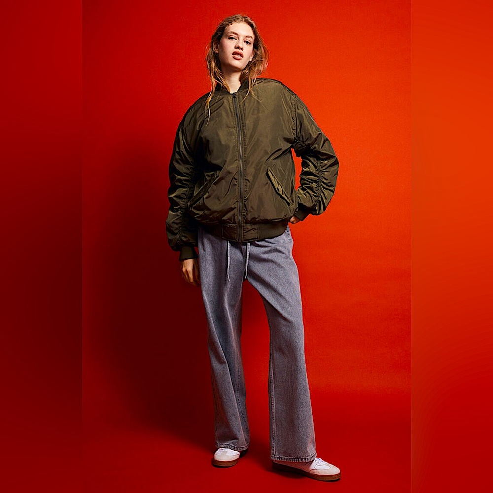 H&M Oversized Bomber Jacket